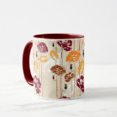 Blumenmuster 4 der abstrakten Eleganz Tasse (Vorderseite Links)