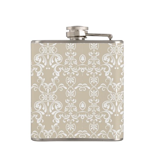 Blumenmuster 4 flachmann (Rückseite)