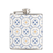 Blumenmuster 4 flachmann (Vorderseite)