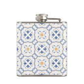 Blumenmuster 4 flachmann (Rückseite)