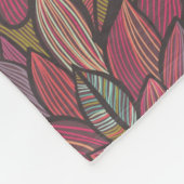 Blumenmuster 4 fleecedecke (Ecke)