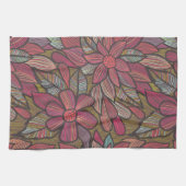 Blumenmuster 4 handtuch (Horizontal)
