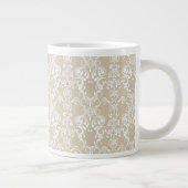 Blumenmuster 4 Jumbo-Tasse (Rechts)
