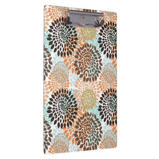 Blumenmuster 4 klemmbrett (Rechts)