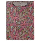 Blumenmuster 4 klemmbrett (Vorderseite)