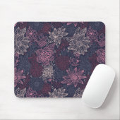 Blumenmuster 4 mousepad (Mit Mouse)
