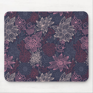 Blumenmuster 4 mousepad
