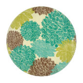 Blumenmuster 4 schneidebrett (Vorderseite)