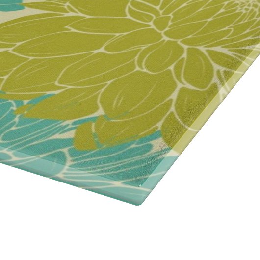 Blumenmuster 4 schneidebrett (Ecke)