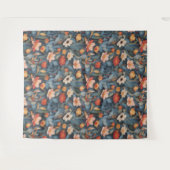 Blumenmuster 4 Tapestry Wandteppich (Vorderseite (Horizontal))