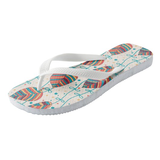 Blumenmuster 5 2 badesandalen (Schrägansicht)