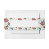 Blumenmuster 5 2 einladungsbanderole (Vorderseite Beispiel)