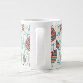 Blumenmuster 5 2 Jumbo-Tasse (Rückseite)