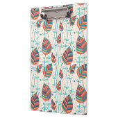 Blumenmuster 5 2 klemmbrett (Links)