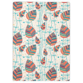 Blumenmuster 5 2 klemmbrett (Rückseite)