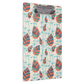 Blumenmuster 5 2 klemmbrett (Rechts)