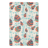 Blumenmuster 5 2 mini klemmbrett (Rückseite)