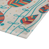 Blumenmuster 5 2 schneidebrett (Ecke)