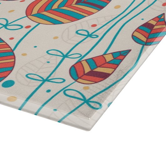 Blumenmuster 5 2 schneidebrett (Ecke)