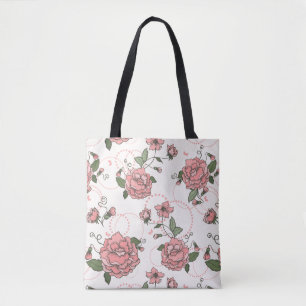 Blumenmuster 5 2 tasche