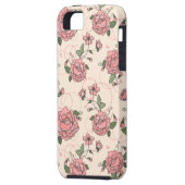 Blumenmuster 5 Case-Mate iPhone hülle (Rückseite Links)