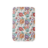 Blumenmuster 5 der abstrakten Eleganz Badematte (Vorderseite Vertikal)