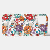 Blumenmuster 5 der abstrakten Eleganz Case-Mate iPhone Hülle (Rückseite (Horizontal))
