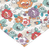 Blumenmuster 5 der abstrakten Eleganz Kurzer Tischläufer (Ecke)