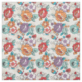 Blumenmuster 5 der abstrakten Eleganz Stoff (Muster)