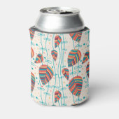 Blumenmuster 5 dosenkühler (Kanne Rückseite)