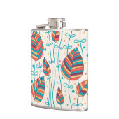 Blumenmuster 5 flachmann (Links)