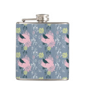 Blumenmuster 5 flachmann (Vorderseite)