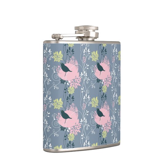 Blumenmuster 5 flachmann (Rechts)