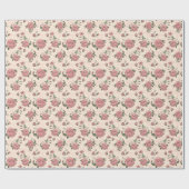 Blumenmuster 5 geschenkpapier (Flach)