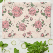 Blumenmuster 5 geschirrtuch (Gefaltet)