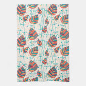 Blumenmuster 5 geschirrtuch (Vertikal)