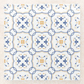 Blumenmuster 5 glasuntersetzer (Vorderseite)