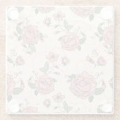 Blumenmuster 5 glasuntersetzer (Rückseite)