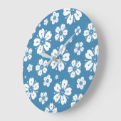 Blumenmuster 5 große wanduhr (Winkel)