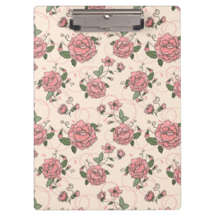 Blumenmuster 5 klemmbrett