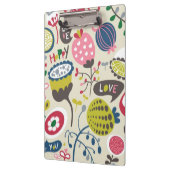 Blumenmuster 5 klemmbrett (Links)