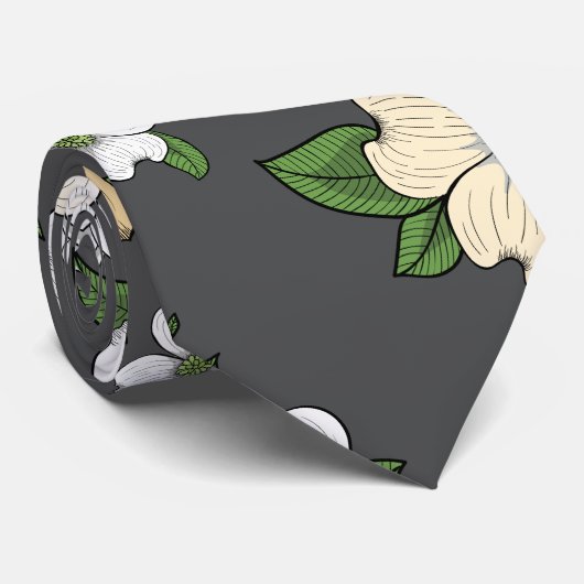 Blumenmuster 5 krawatte (Gerollt)