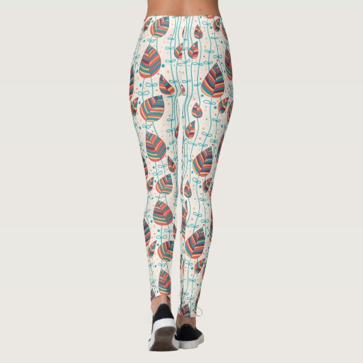 Blumenmuster 5 leggings (Rückseite)
