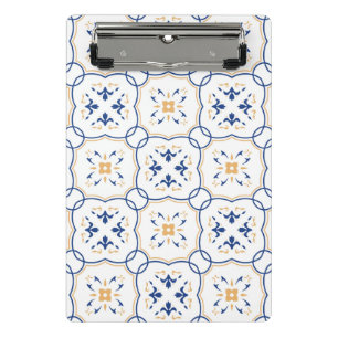 Blumenmuster 5 mini klemmbrett