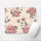 Blumenmuster 5 mousepad (Mit Mouse)