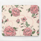 Blumenmuster 5 mousepad (Vorne)