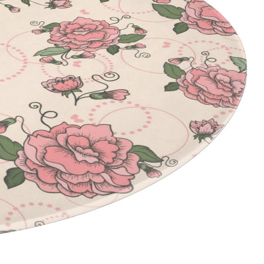 Blumenmuster 5 schneidebrett (Ecke)