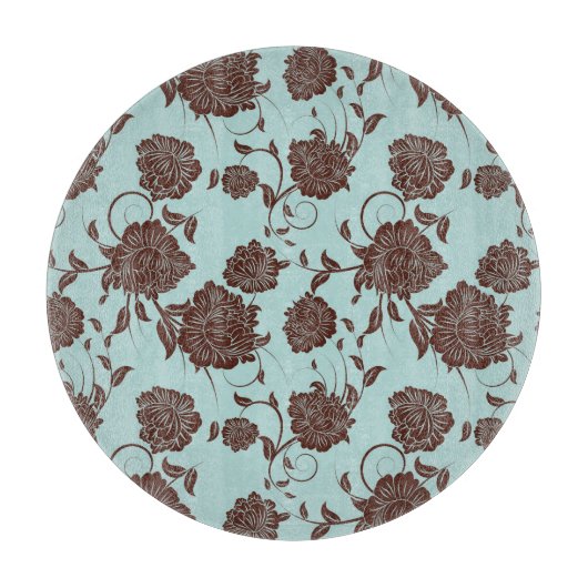 Blumenmuster 5 schneidebrett (Vorderseite)