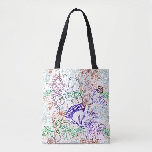 Blumenmuster 5 tasche (Vorderseite)