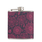 Blumenmuster 6 flachmann (Vorderseite)